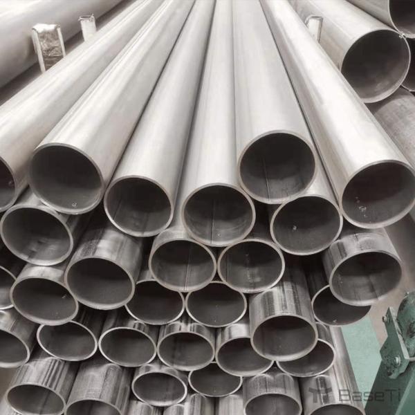 ASTM B861 Pure Titanium Tube Seamless Grade 1 Grade 2 48in Customizable