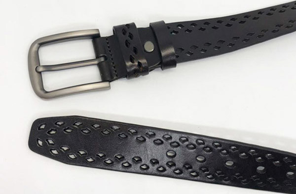 Ширина стиля 3.8cm кожаного пояса людей FK12149 случайная простая с влиянием выреза