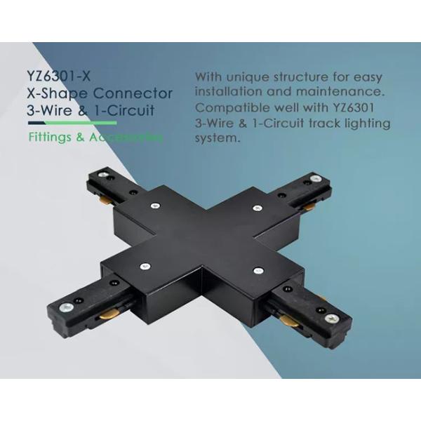 179*107mm Track Lighting Accessories Pc Aluminium Rail Track