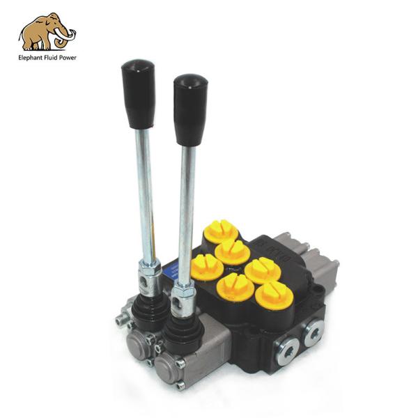 Pneumatique manuel de valve de DCV 40 de bobine directionnelle hydraulique du contrôle 2