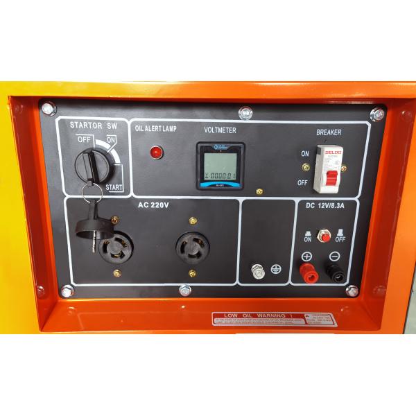 генератор супер молчаливого дизельного генератора 5kW 5kVA 5.5kVA 6kva домашний дизельный