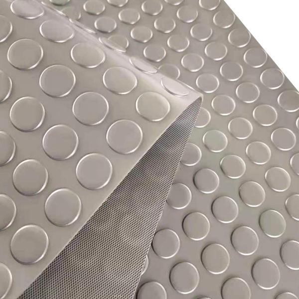 Черный носимый монетный захват антискользящий ПВХ пол гаража полный коврик для склада