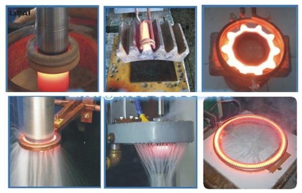 Induction heat treatment for Quenching the gear blank, heat treatment to improve the mechanical properties of the shaft