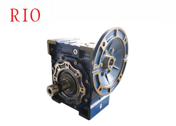 Flange Mounted NMRV90 Worm Reducer Gearbox With Aluminum Alloy Housing