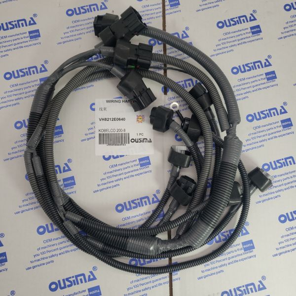 Excavator Wiring Harness VH8212E0640 For KOBELCO 200-8