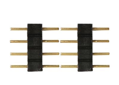 Bendable 4 Pin Rgb Led Connector , Easy Installation Led Ribbon Light Connectors