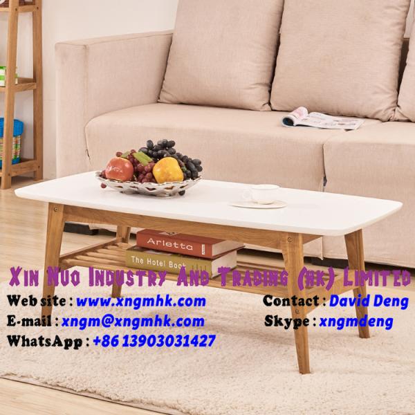 Solid wood coffee table simple oak small coffee table Living Room Furniture