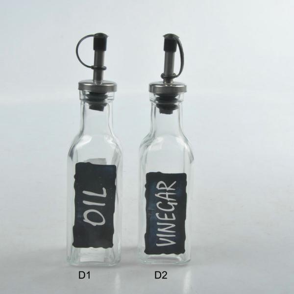 Stylish and Transparent Glass Storage Jar with Colored Plastic Cover 100% Food Safe