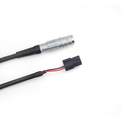 Série personalizada 6 Pin Power Cord IP68 do conector 0K do conjunto de cabo push pull