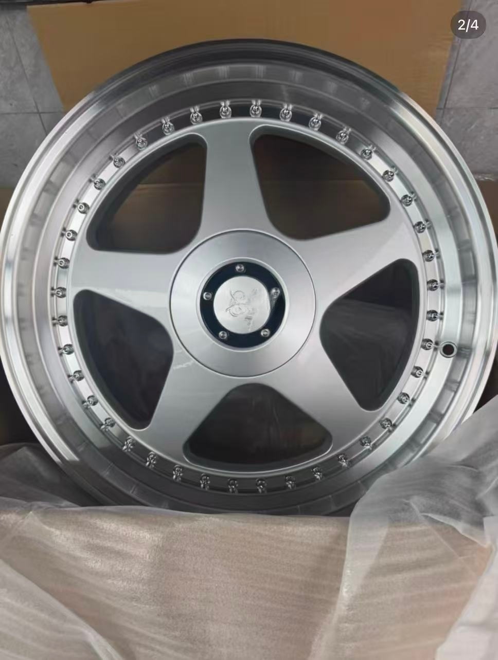 5 SpokeTwo Pieces Forged Wheels 5x114.3 5x120 5x112 Concave Passenger Car Rims 18 19 20 22  Inch Custom Alloy Wheel Match