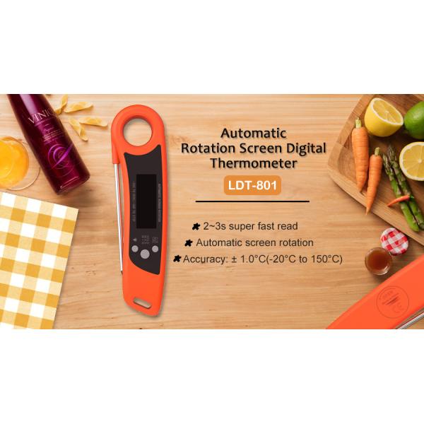 LCD Backlight Kitchen Cooking Meat Digital Food Thermometer