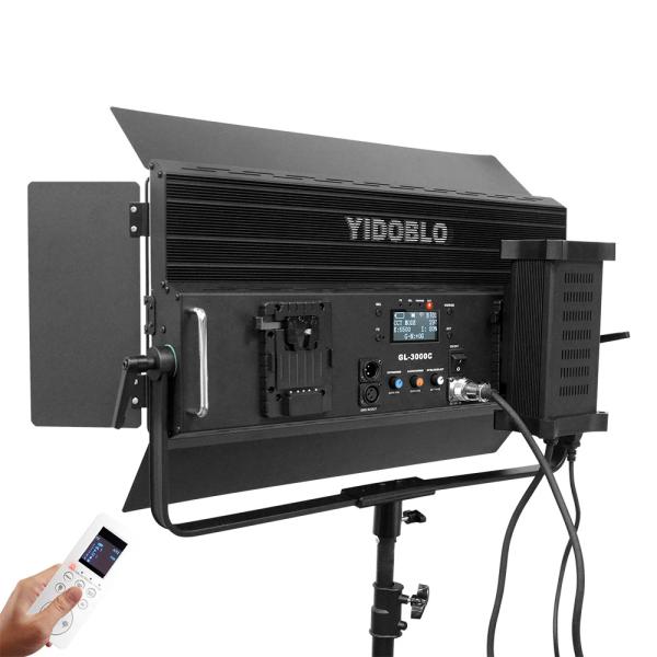 GL-3000C 300W RGB photography live film shooting light led Camera light Video studio photographic equipment studio light