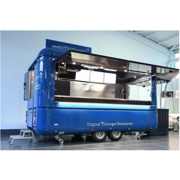 Materiale Mobile Electric Snack Bread Food Truck Trolley Ice Cream Food Trailer with Battery