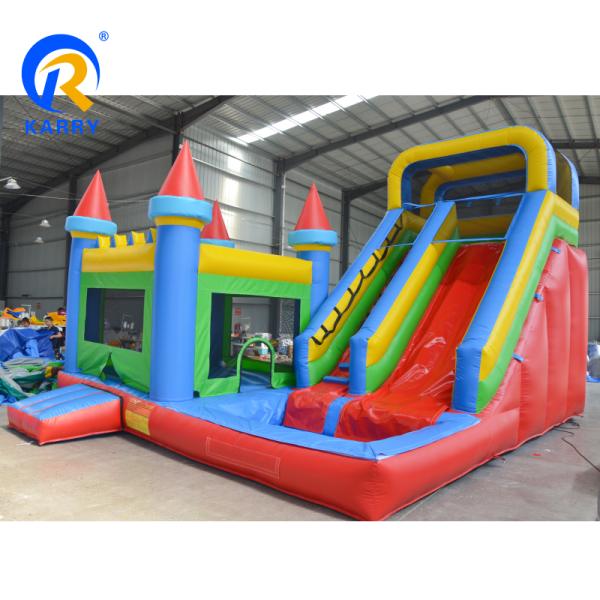 Optional Sizes Bouncy Castle with Slide and Pool Inflatable Bouncing Castles