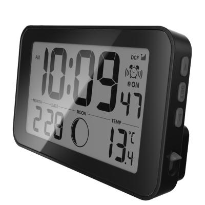 Customized Thin Digital Clock Moon Phase Desktop Digital Calendar Day Clock
