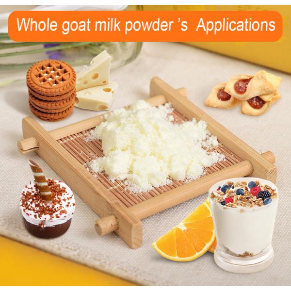 O todo pulverizado do leite da cabra do aditivo de alimento secou 100% puro