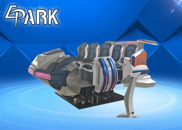 6 Luxury Seat Arcade Games Machines Space Ship With 6dof Electric System