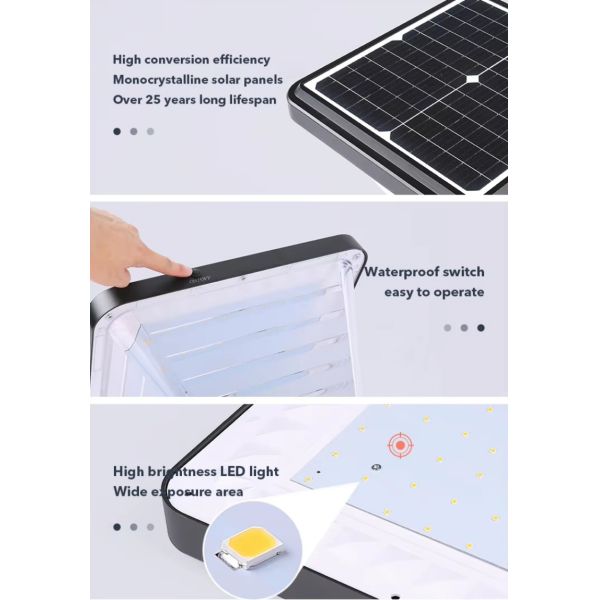IP65 Waterproof Solar Garden Lights 100% Solar Powered LED Lights with 12H Runtime for Outdoor Garden