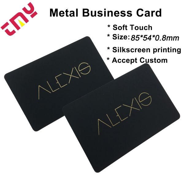 Professional Custom Design Soft Touch Business Card With Box