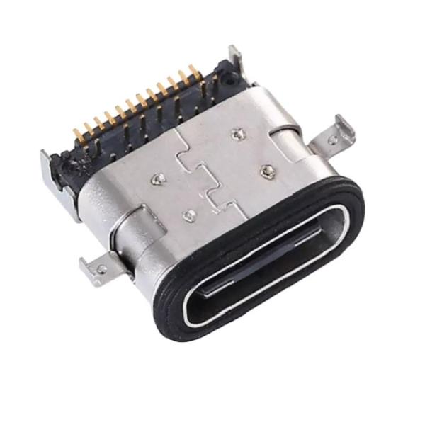 USB Type C 16pin Connector IP67 Waterproof Mid Mount 3.0 SMT Through Hole Vertical