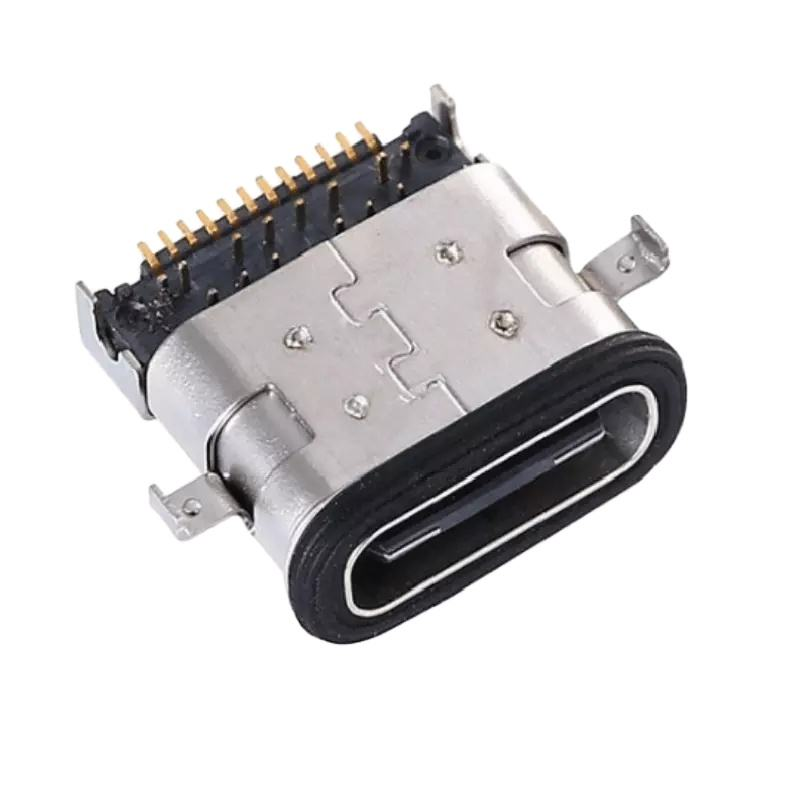USB Type C Connector IP67 Waterproof Mid Mount USB Type C 3.0 SMT Through Hole Vertical USB Connector