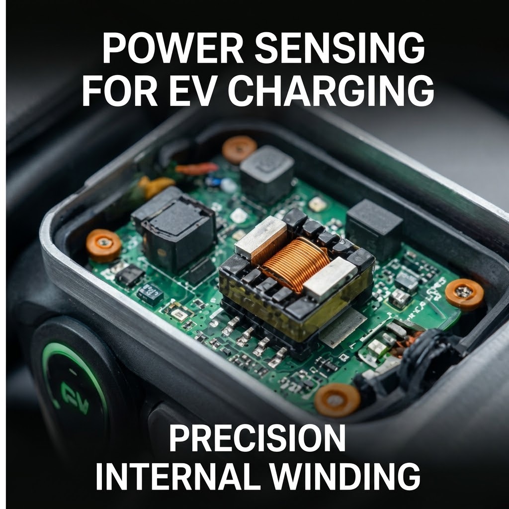 EE5.0 SMD High Frequency Current Transformer with Ferrite Core and 3+3 Pin for High Frequency Adaptability