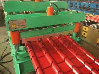 Telha de telhado hidráulica que faz a máquina, máquina do ferro ondulado com sistema de controlo automático