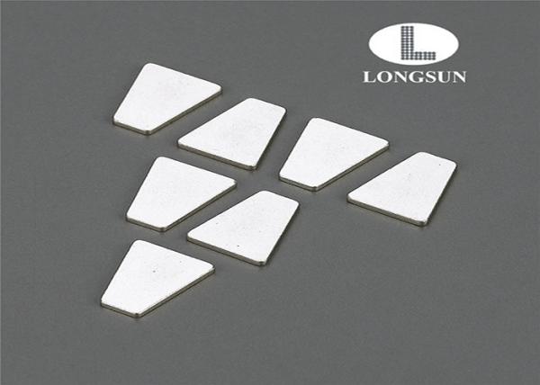 Good Electrical Conductivity Silver Alloy Contacts  AgW Clean With No Burr