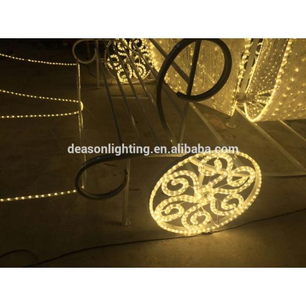 Led christmas horse carriage cinderella carriage