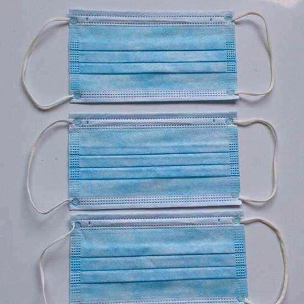 Blue Sterile Disposable Mask 3 Ply Face Medical Earloop Procedure Masks