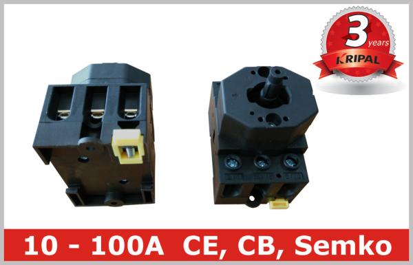 Semko Communication 5 Pole Rotary Isolator Switch DIN Rail , CE Rohs