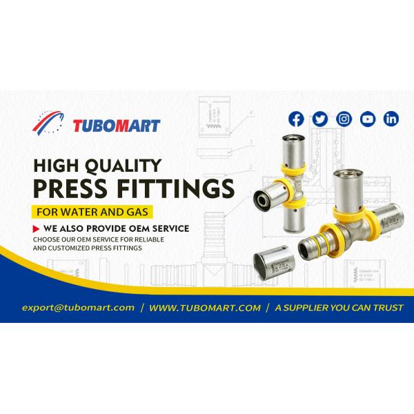 GAS Pipes Press Fittings CW614N - for Easy Plumbing Installation ISO 9001 Certified OEM/ODM