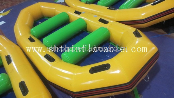 China Factory Supply Inflatable Boats for Water Park Playing PVC Inflatable Rafting Boat Outdoor Water Play Equipment for Sell
