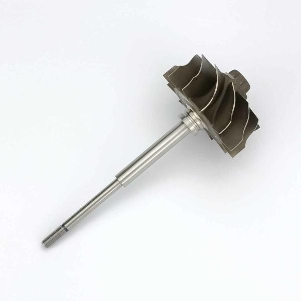 MS-TECH Turbo HX55 Turbine Wheel Shaft 3535983 Fit Turbos  Ind 86mm Exd 77mm Blades 12