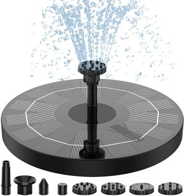 6 Nozzles Solar Floating Fountain 200L/H With Brushless Motor Pump