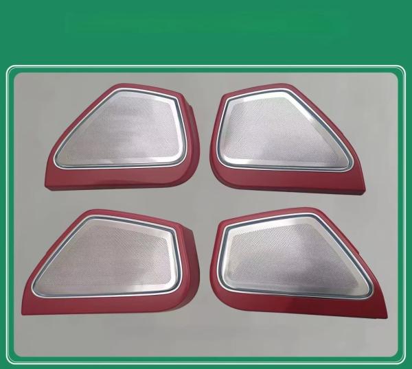 Ambient lights selective breeding Luminous horn cover Black/Red/Cream-coloured for Porsche Panamera(2017-2022)