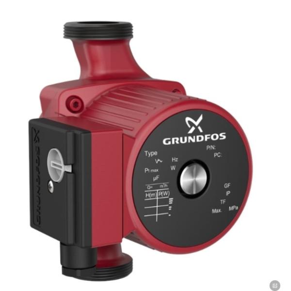 Grundfos UPS25-80 180 Hot Water Circulation Pump  Solar Powered Air Return Pump Heating Booster Pump