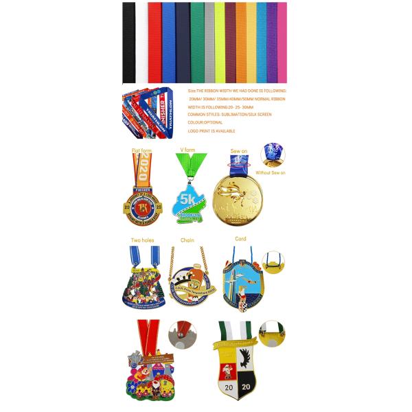 Club School Memorial Medals Custom Metal Trophies