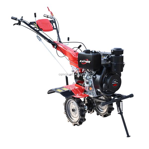 Gear Drive Diesel Engine Power Tiller for Plowing and Subsoiling in Agricultural Usage