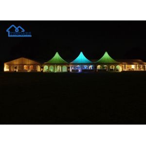 Anchored BBQ Party Marquee Tents Hard-Pressed Aluminum Double-Layer Roof Grand Canopy Structure