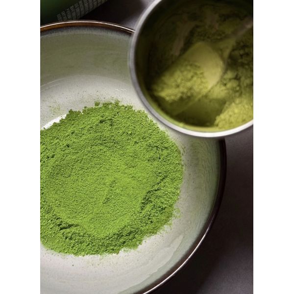 Nutraceutical-Grade Fukamushi Tencha Green Tea Leaves 25kg Latte-Style Raw Material for Functional Beverage Production