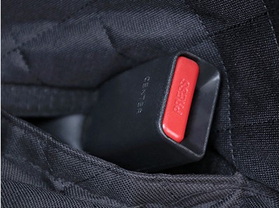 Mat de siège arrière en tissu oxford imperméable à l' eau couverture de coussin pour animaux de compagnie poches de stockage