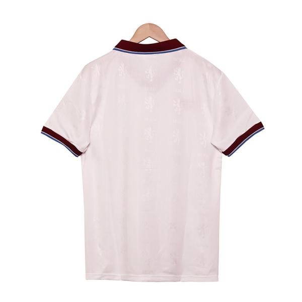 1995-1996 Season Aston Villa Away Jersey Retro Custom Breathable