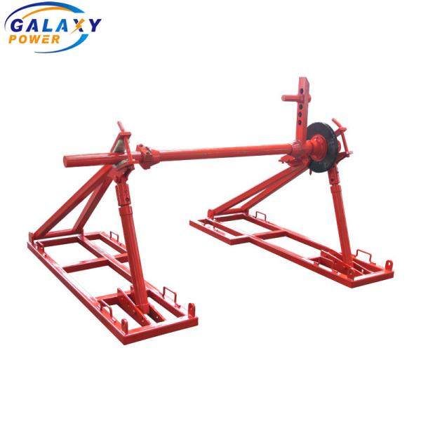 4 Tons Mechanical Cable Drum Jack Transmission Line Accessories Cable Drum