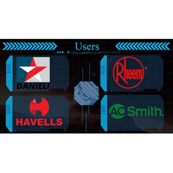 Équipement de soudage de réservoirs de chauffage d'eau solaire 380 V pour usines de fabrication