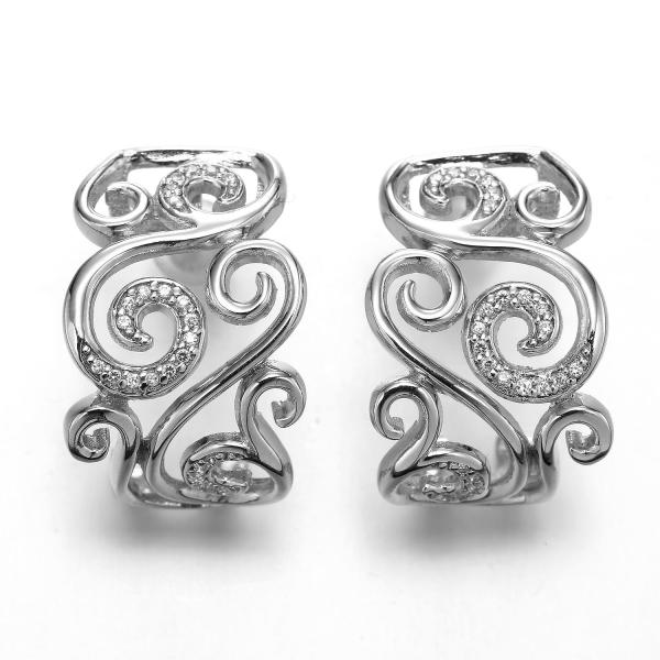 Ювелирные изделия серебра 925 лопаты Kate установили стерлинговые серебряные серьги стержня 6.21g 925