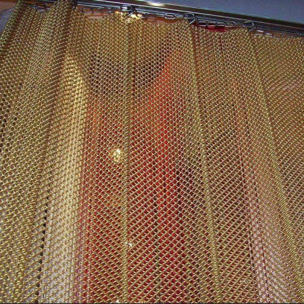 Diamond Chain Link Aluminum 2.0mm Decorative Wire Mesh