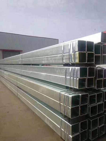 Square Hollow Steel Pipe Made By Hot Dipped Galvanized Steel Coil 100 X 100 mm