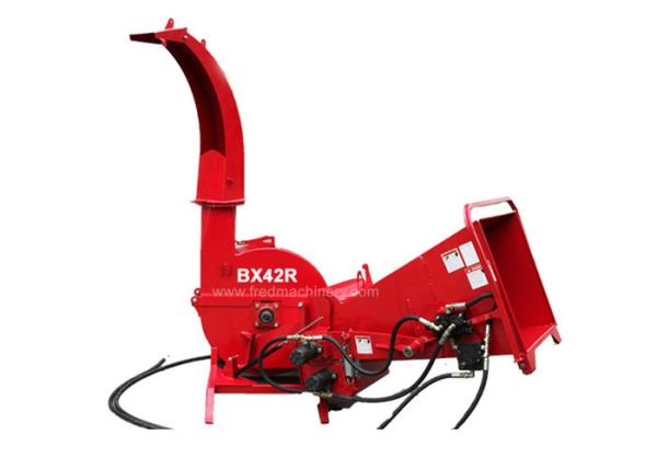 20 - 50HP 3 Point Linkage Wood Chipper , 4 Cutting Knives Pto Wood Chipper Shredder