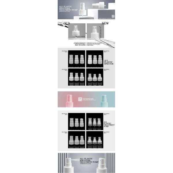 Black Reusable Mist Sprayer Pump Plastic Water Mister Spray Heads 24/410